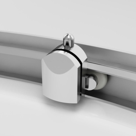 W45G-301-090TM Tender Twin Slide 90. Душевое ограждение AM.PM, 90x90, профиль хром, стекло прозрачное