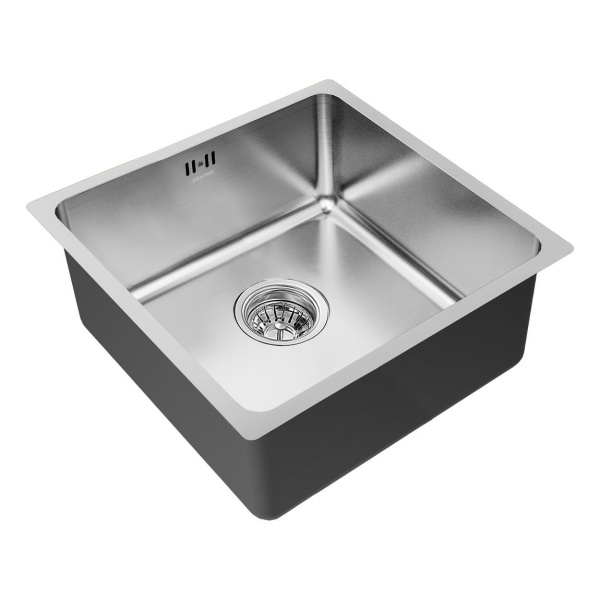 Мойка Paulmark VISTA 44 PM304444-BS 440х440х200 мм, нержавеющая сталь AISI 304, нержавеющая сталь