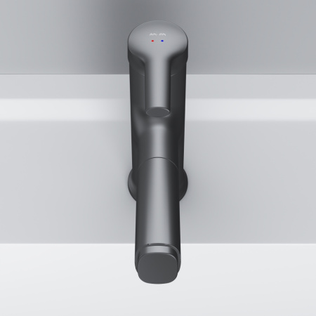 F85B02922 X-Joy S Смеситель для умывальника AM.PM с вытяжным изливом, черный