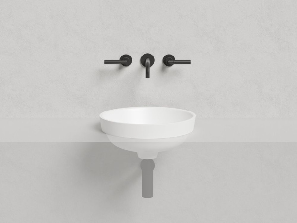 Раковина полувстраиваемая Salini MAREA 03, белый, 1802203M