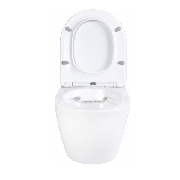 Комплект инсталляции GROHE Rapid SL 3 в 1 с панелью смыва Skate Cosmopolitan, хром (38772001) и унитазом Roxen Antares 530185-01 Rimless Soft Close