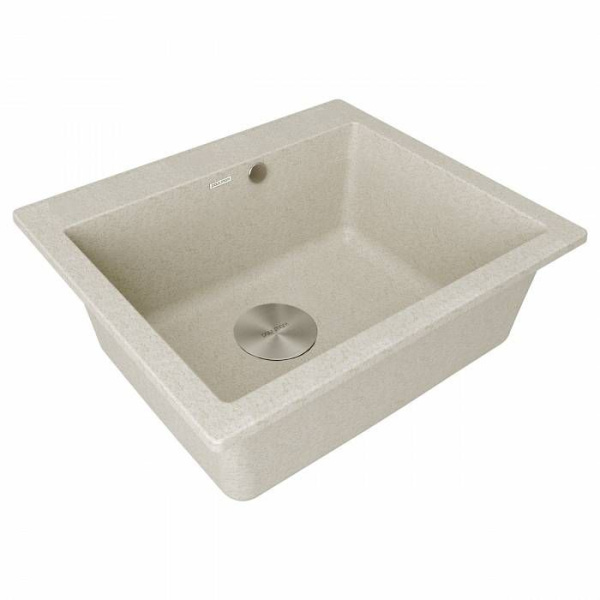 Мойка Paulmark KANTE 60 PM106052-BE 520х600х200 мм, IT-GRANIT, бежевый