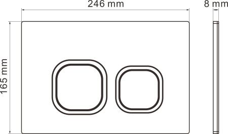 Комплект инсталляции 6 в 1 Roxen StounFix Slim 546881