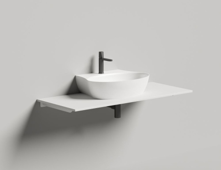 Раковина накладная Salini ALDA WALL 01, белый, 140321M