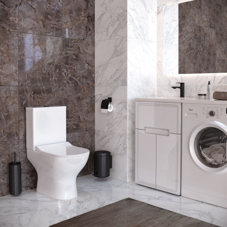 Унитаз Taliente Arte AR35045+Nero pulsante напольный с бачком