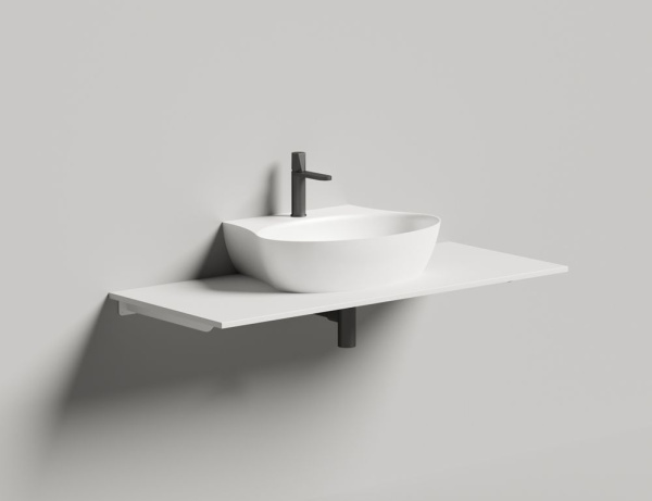 Раковина накладная Salini ALDA WALL 01 покраска по RAL полностью, 140321MF