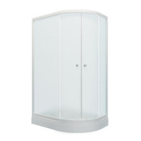 Душевой уголок Triton РИФ А1 120х80 левый, поддон низкий, стекло шиншила