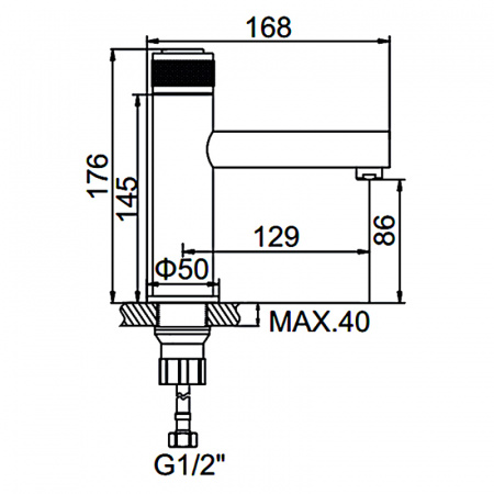 Смеситель для умывальника Ledeme H76 L1076B