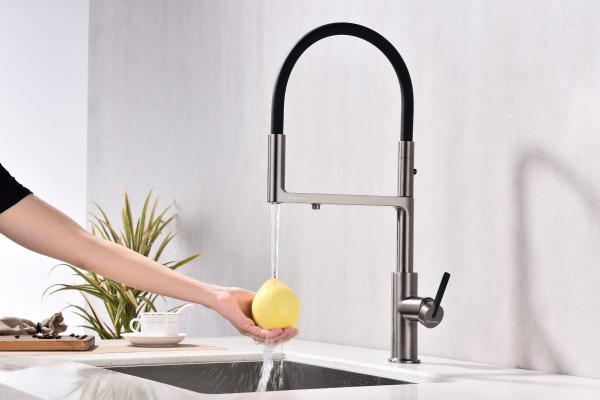 Смеситель для кухни Paulmark TORNADO To213402-B, беретта