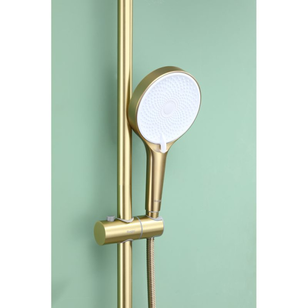 Душевая система Raglo R10.24.03, сатин золотой