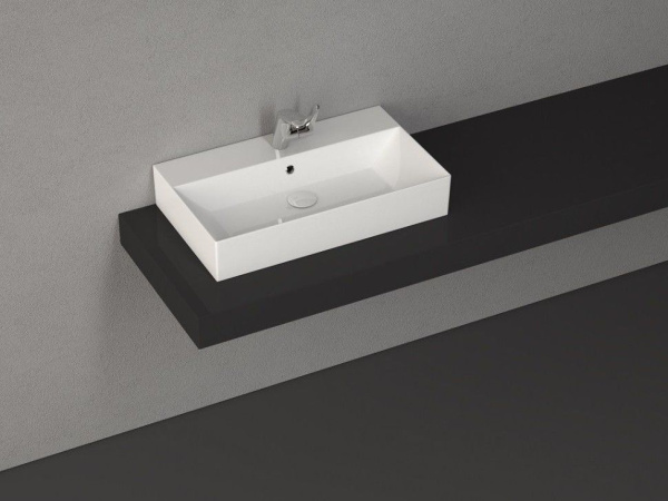 Раковина ISVEA SistemaZ Frame накладная 700*418*150 1 цвет белый 10SF50070SV