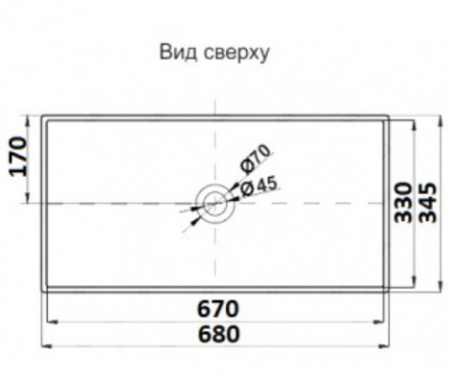 Раковина накладная CeramaLux 78123B