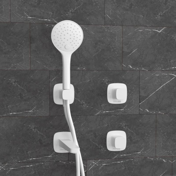 Встраиваемый комплект для ванны WasserKRAFT с лейкой и изливом A9551.266.316.328.156.155