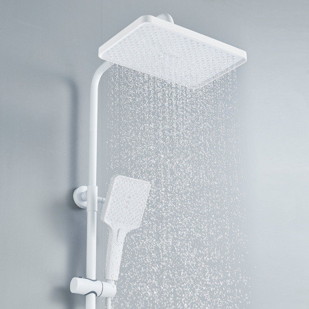 Душевая система Shevanik S6136C, белый