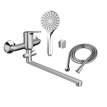 D1095000 Norma Смеситель для ванны и душа AM.PM с универсальным изливом и душевым набором