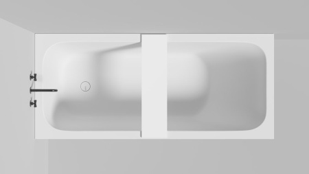 Полка для встраиваемой ванны Salini GABBIANO IN 730, покраска по RAL Classic, 1906204MF