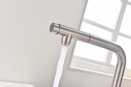 Смеситель для кухни Paulmark URBAN Ur213104-NI, никель