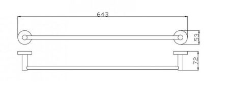 Держатель для полотенец RAV Slezak Colorado COA0701-60
