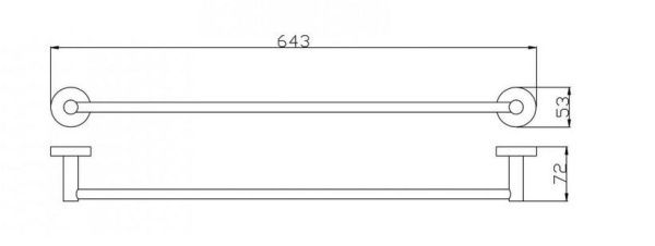 Держатель для полотенец RAV Slezak Colorado COA0701-60