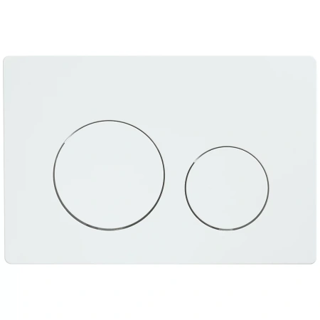 Кнопка смыва Veconi FLUSH V2, FLV2-W, 240х162х10, пластик, белый глянец