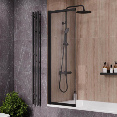 Ограждение на ванну Reflexion RX15090CBL-21 150х90см Slider, прозрачное закаленное стекло 5мм