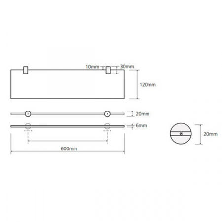 Полка Bemeta ALFA 102402242