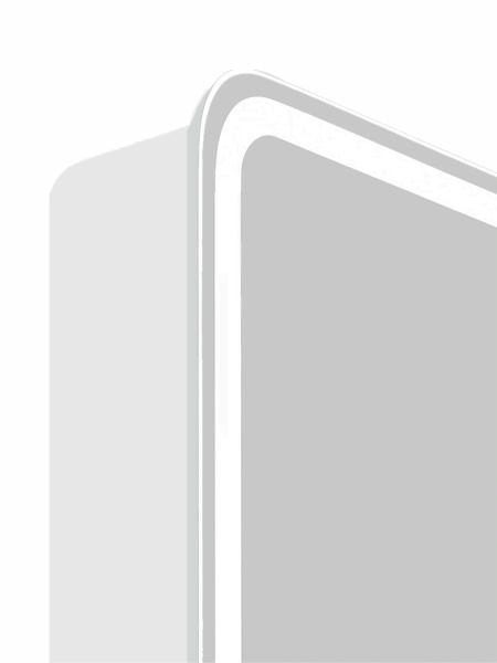 Зеркало-шкаф Taliente CBled 40 см TA-CBled-L40160 белый с подсветкой универсальный