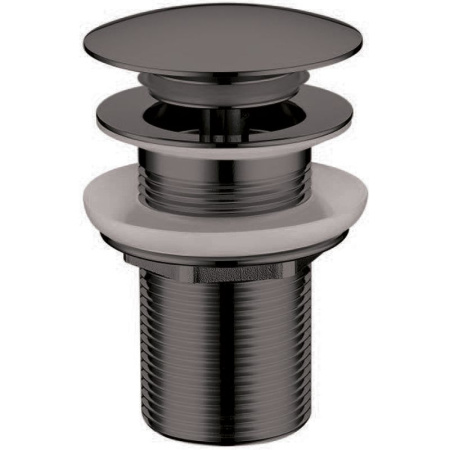 Донный клапан Boheme 612-SGM Click-Clack оружейная сталь глянцевая