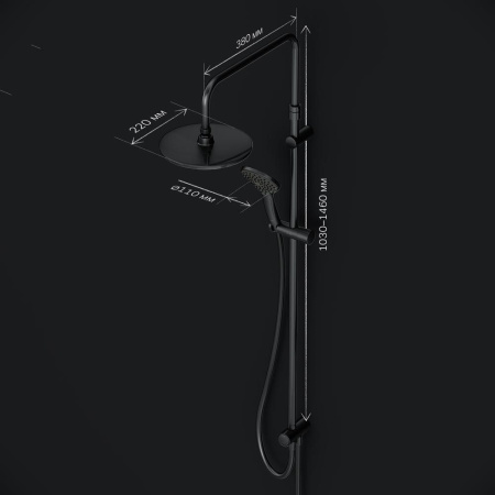 Душевая система AM.PM F0790022 Gem