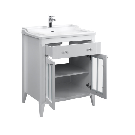 Тумба под умывальник Belux Дуглас напольная 70-01 Белый глянцевый