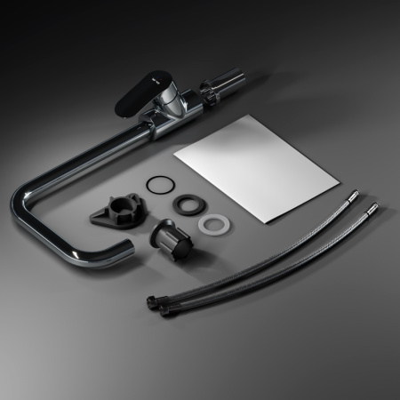 F8006000 Like, Смеситель для кухни AM.PM G-образный излив, хром