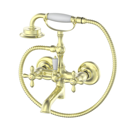 Смеситель для ванны с душем WONZON & WOGHAND, Глянцевое золото (WW-88639020-PG)
