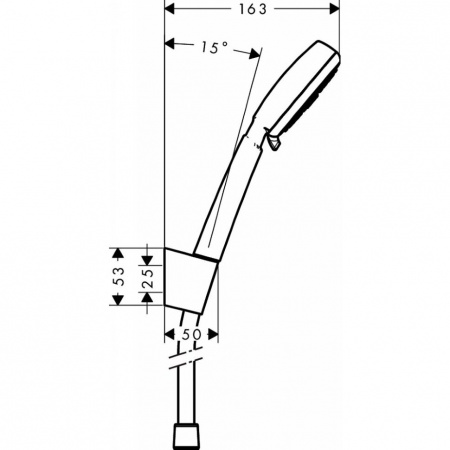 Душевой гарнитур Hansgrohe Crometta 100 Vario Porter 26667400