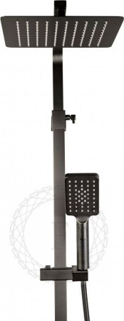 Душевая система FILARETE Waterfall FL2010 (Графит)
