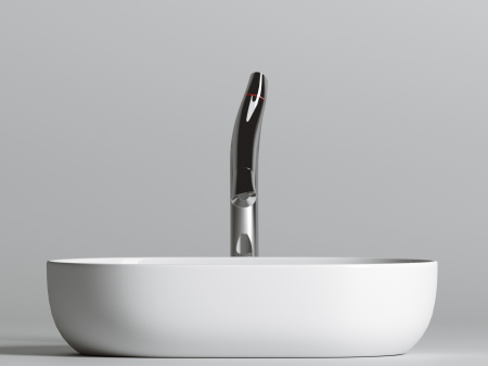 Умывальник чаша накладная овальная Ceramicanova Element 600*415*135мм, Белый, CN6047