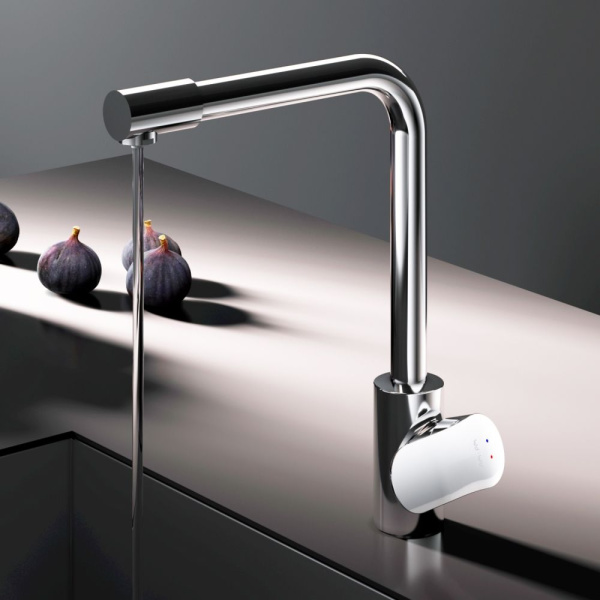 F8005700 Like, Смеситель для кухни AM.PM с каналом для питьевой воды, L-излив, хром