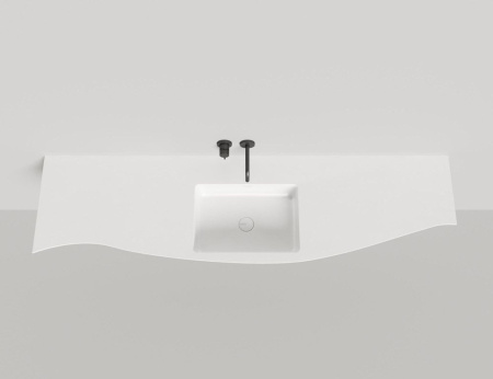 Раковина столешница Salini ONDA PLUS, белый, 1402203MN