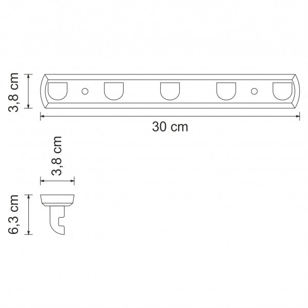 Кронштейн настенный WasserKRAFT Kammel K-8375