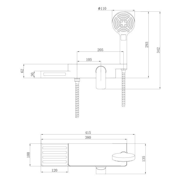 Смеситель Lemark Unibox LM6903CW для душа