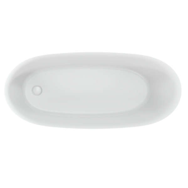 Ванна AQUAme акриловая отдельностоящая AQM3503MW