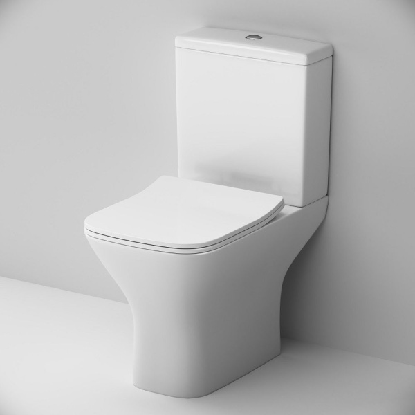 C908601SC Gem унитазкомпакт  без ободка с сиденьем микролифт