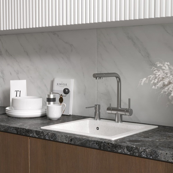 Кухонная мойка Reflexion Mini RX1150TN, олово