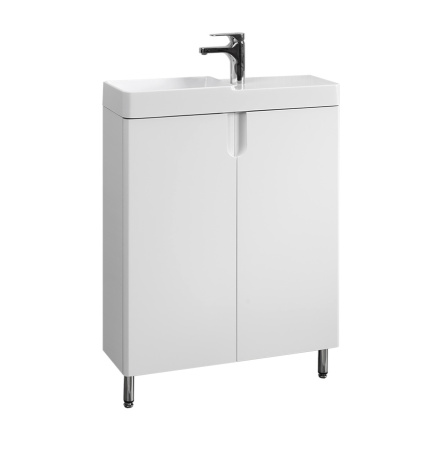 Тумба под умывальник Belux Даллас напольная 60 Белый глянцевый