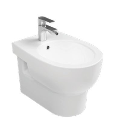 Биде подвесное ISVEA Absolute 10AB41001SV компакт,  цвет белый 10AB41001SV