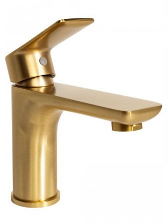 Cмеситель для раковины Hansberge H1099 Золото матовый