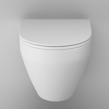 C701700MWSC Spirit V2.0 подвесной унитаз FlashClean с сиденьем микролифт, бел мат