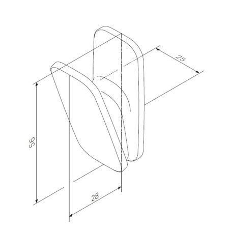 Крючок для полотенец AM.PM Inspire 2.0 A50A35500