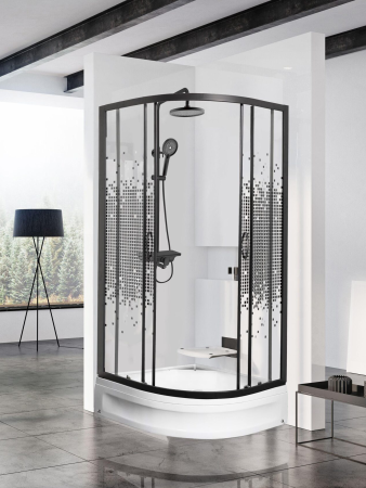 Душевой уголок МОНОМАХ МОНОМАХ ДУ 80/180 МЗ BL