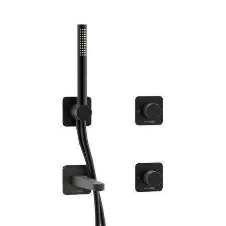 Встраиваемый комплект для ванны WasserKRAFT с лейкой и изливом A5251.299.301.302.242.217