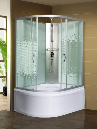 Душевая кабина МОНОМАХ МОНОМАХ Б/К 120/80/44 МЗ R 1200х800х2060мм